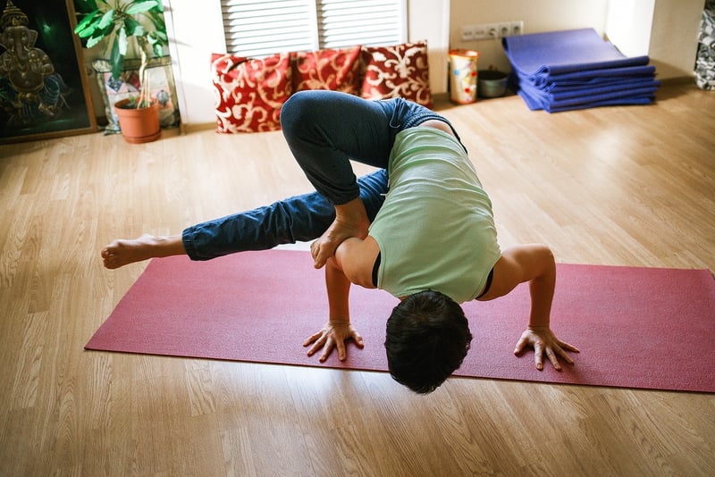 Woman practicing Pranayama